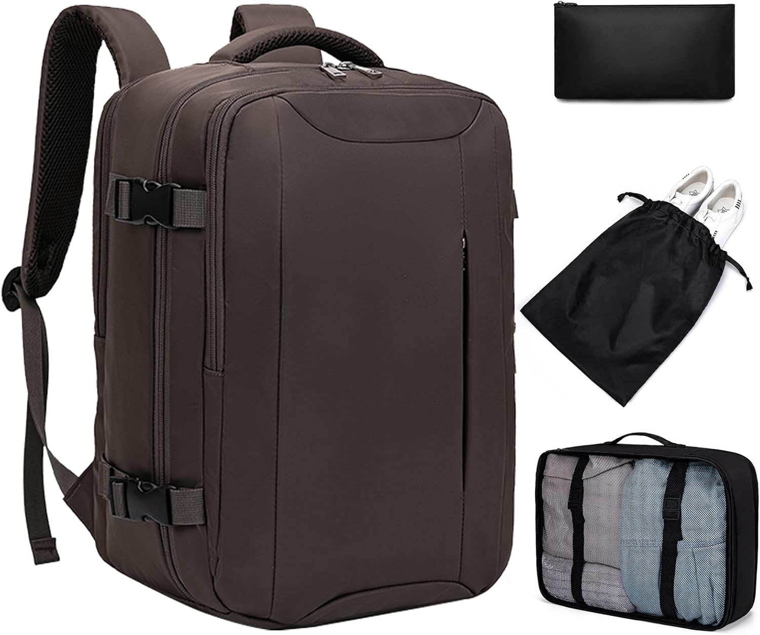 Xkdoai Sac 40x20x25 pour Ryanair Sac Ryanair Cabine 40x20x25 Sac a Dos Sac de Voyage Sac a Dos Voyage Cabine Avion avec Pochette Antivol