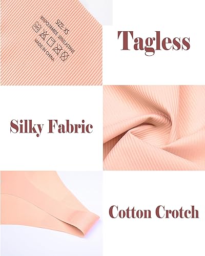 Miniatura 2 de Tangas invisibles sin costuras para mujer, ropa interior invisible, paquete de 5