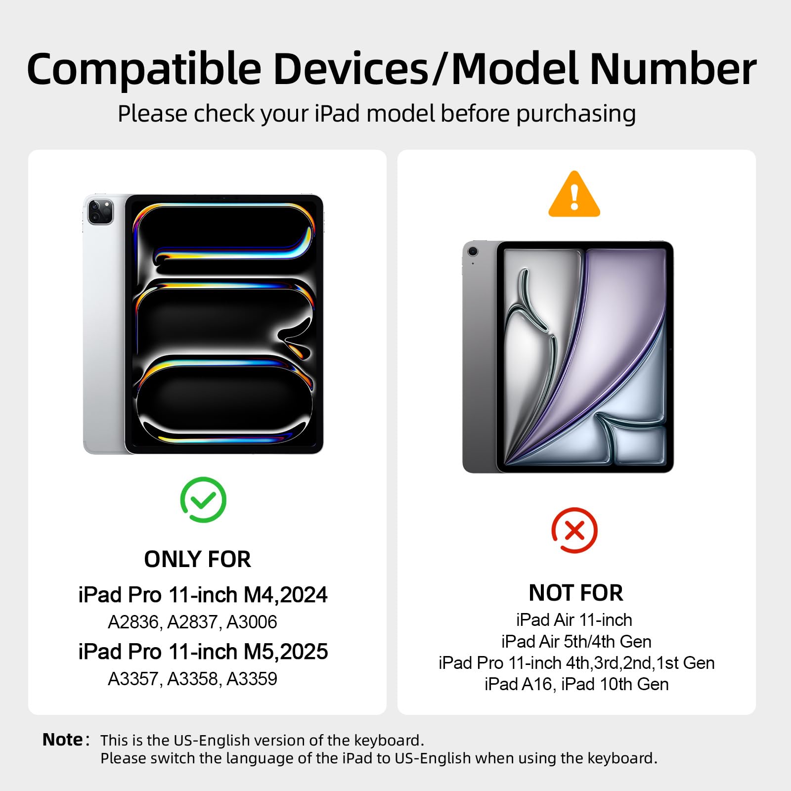 Amazon.co.jp: CSZZACME iPad Pro 11インチ用ケース キーボードM4 2024