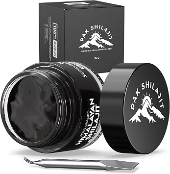 Gold Graded Himalayan Shilajit Above 17000FT 15Grams Purified & Organic Natural Dried Shilajit Resin, 85 Plus Natural Essential Minerals, Rich in Fulvic Acid and Humic Acid