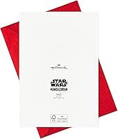 Vista 7 de Hallmark Star Wars The Mandalorian - Surtido de tarjetas navideñas en caja (16 tarjetas y sobres) Grogu, Baby Yoda, muñeco de nieve