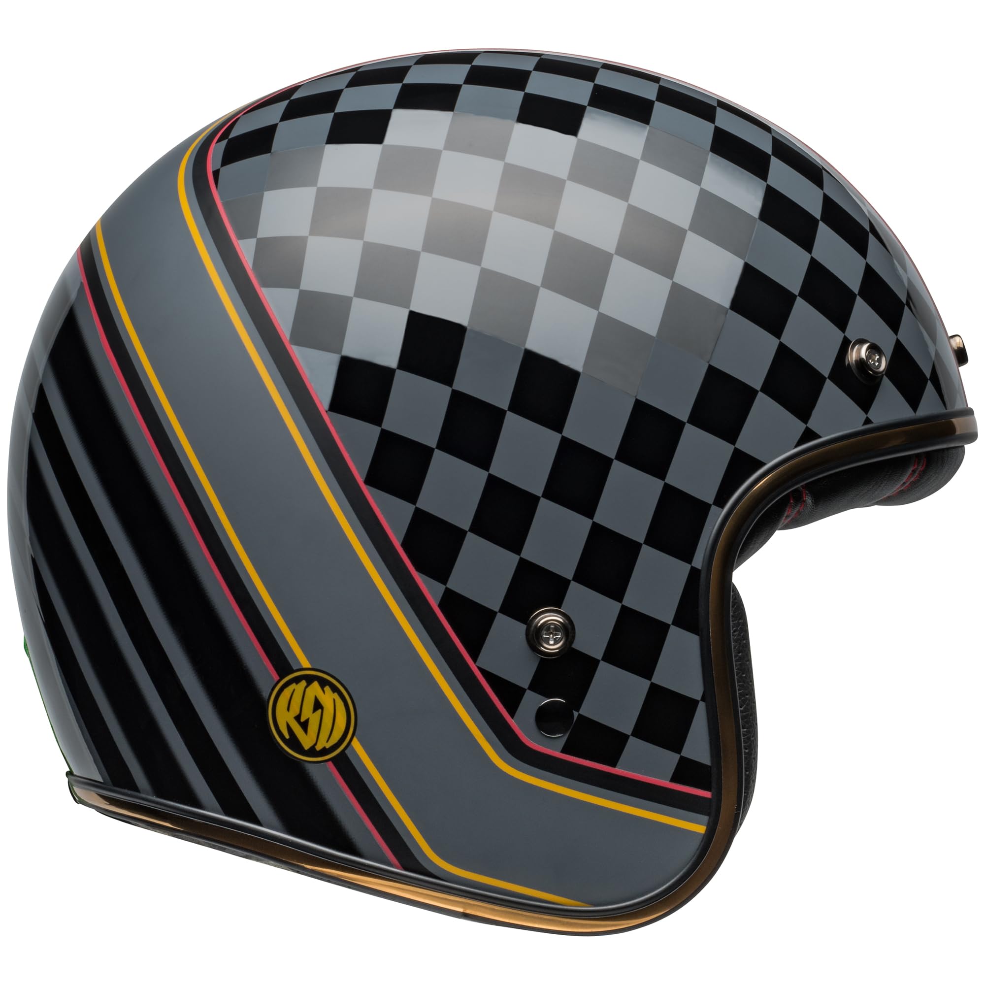 HELMET BELL CUSTOM 500 ECE6 RSD WRKRS MATTE/GLOSS BLACK/GOLD M