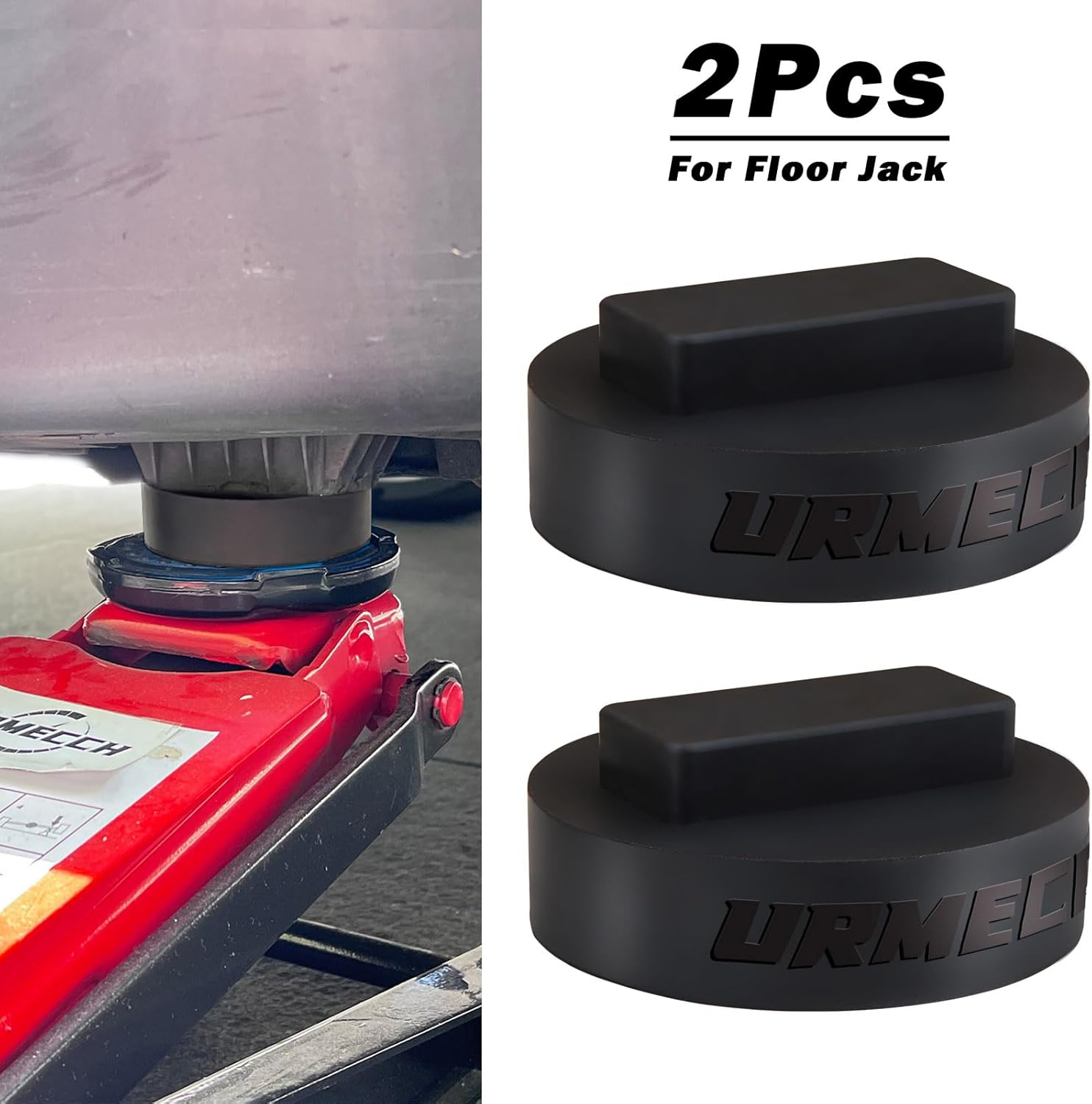 2pcs Axle Jack Stand Adapter and 2PCS Floor Jack Pads for BMW