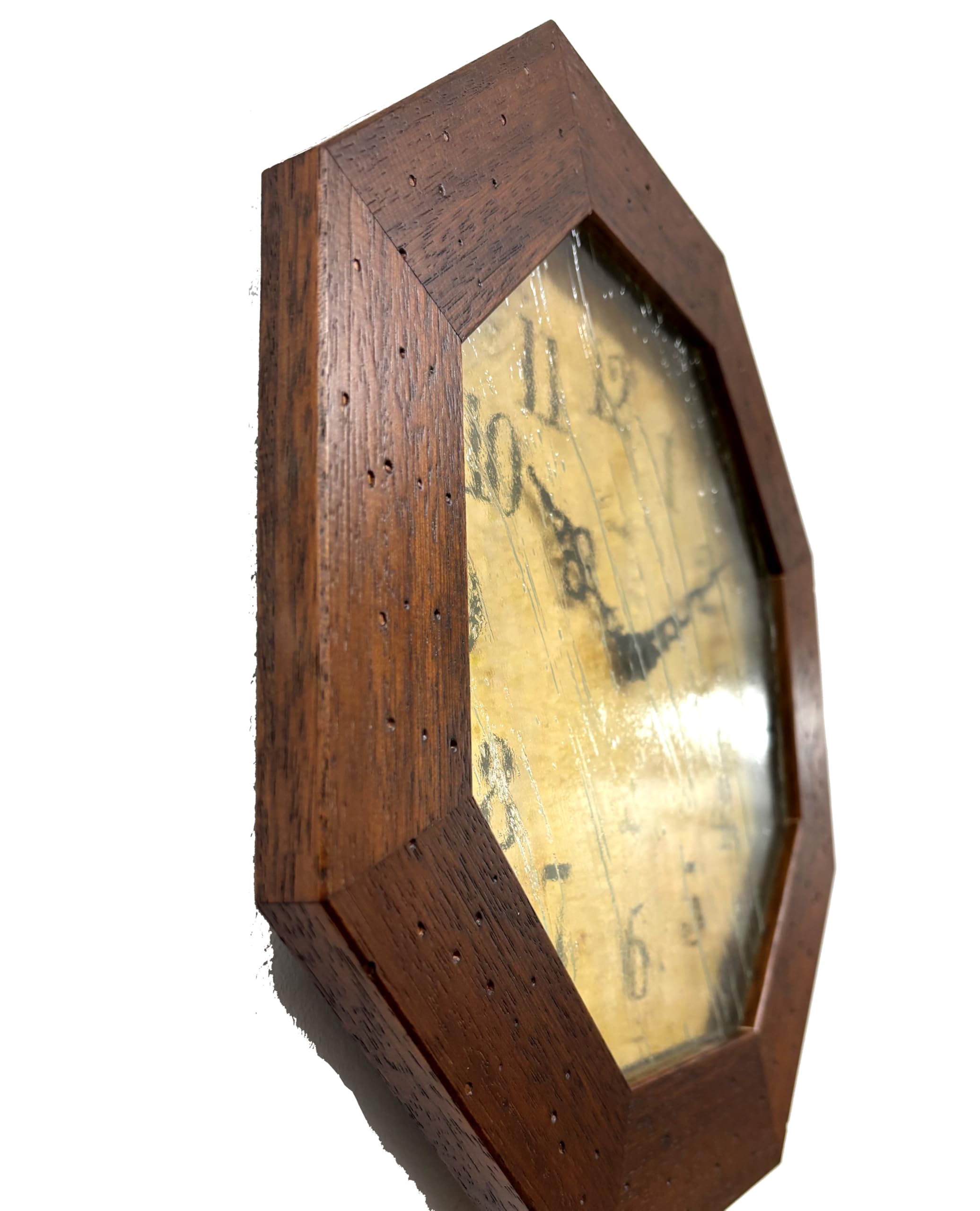 Reloj de Pared Madera Clásico, 30 cm de Diámetro