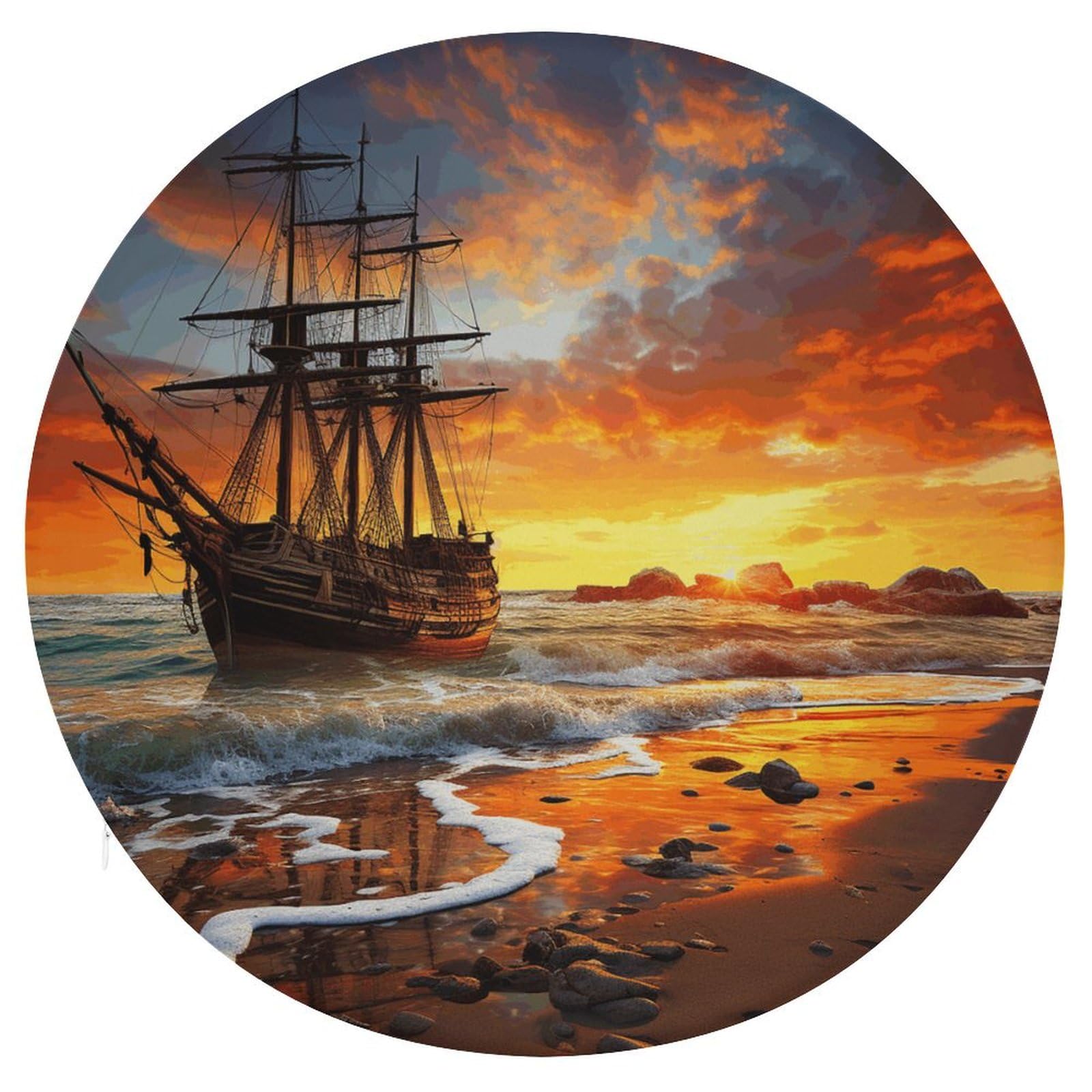 Housse de coussin chaise pirate pour sublimer la salle à manger
