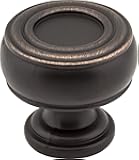 Jeffrey Alexander 127DBAC Knob Bremen 2 Collection, Brushed Oil Rubbed Bronze