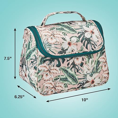 Miniatura 4 de Conair Bolsa de maquillaje de viaje, bolsa grande para artículos de tocador y cosméticos con organizador interno, perfecta para escapadas de fin de
