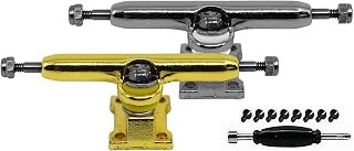Teak Tuning Fingerboard Prodigy Trucks with Upgraded Tuning, Sweet Charity - 34mm Width - Professional Shape, Appearance & Components - Includes Standard Tuning