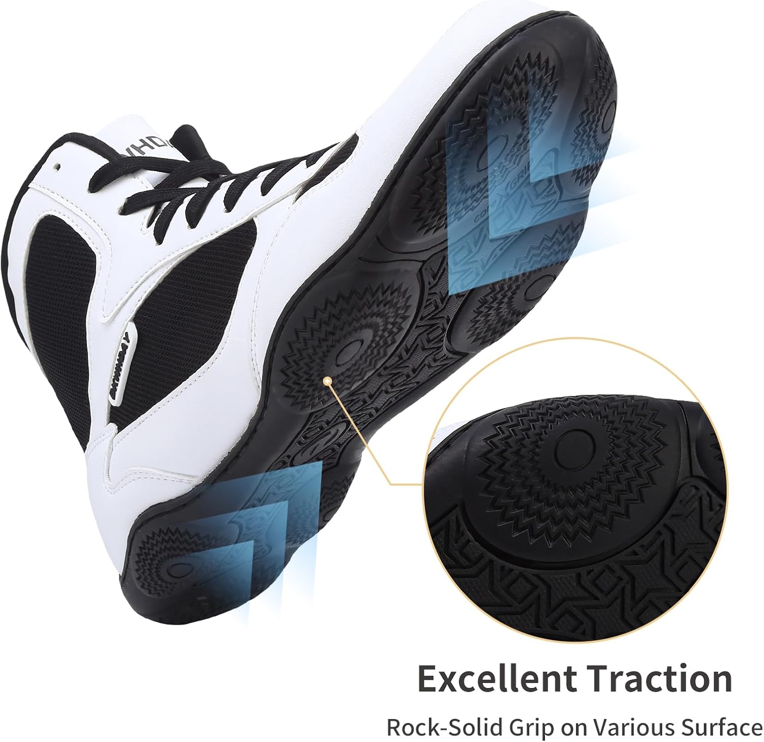 Wrestling Shoes Men Boxing Shoes for Men Pro Wrestling Boots High Top Fitness Weightlifting Powerlifting Shoes - Image 7