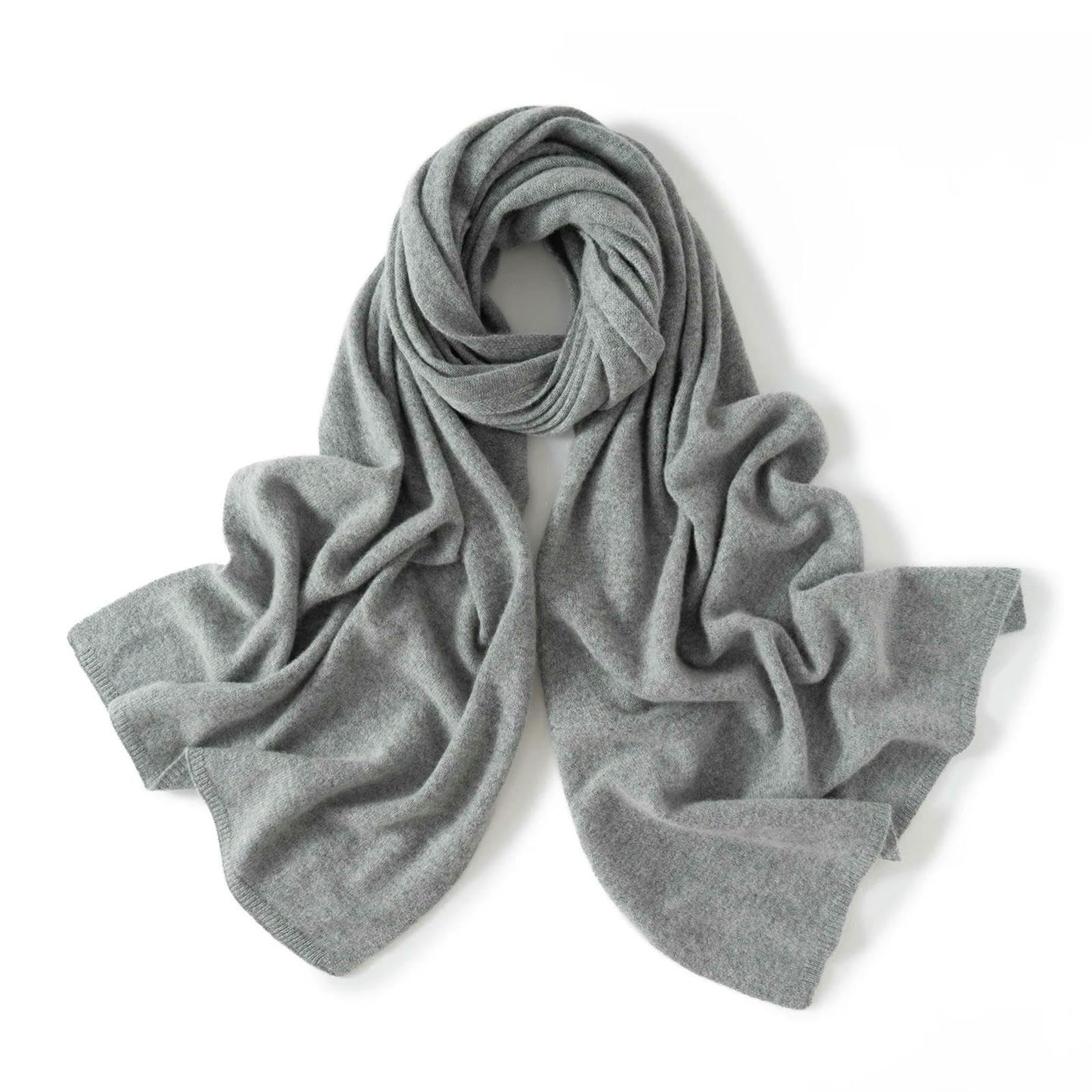 Schal Schicke Strickschals Herbst Winter Einfacher Stil Damenschal Grace Fashion Soft-dunkelgrau-einheitsgröße->8j