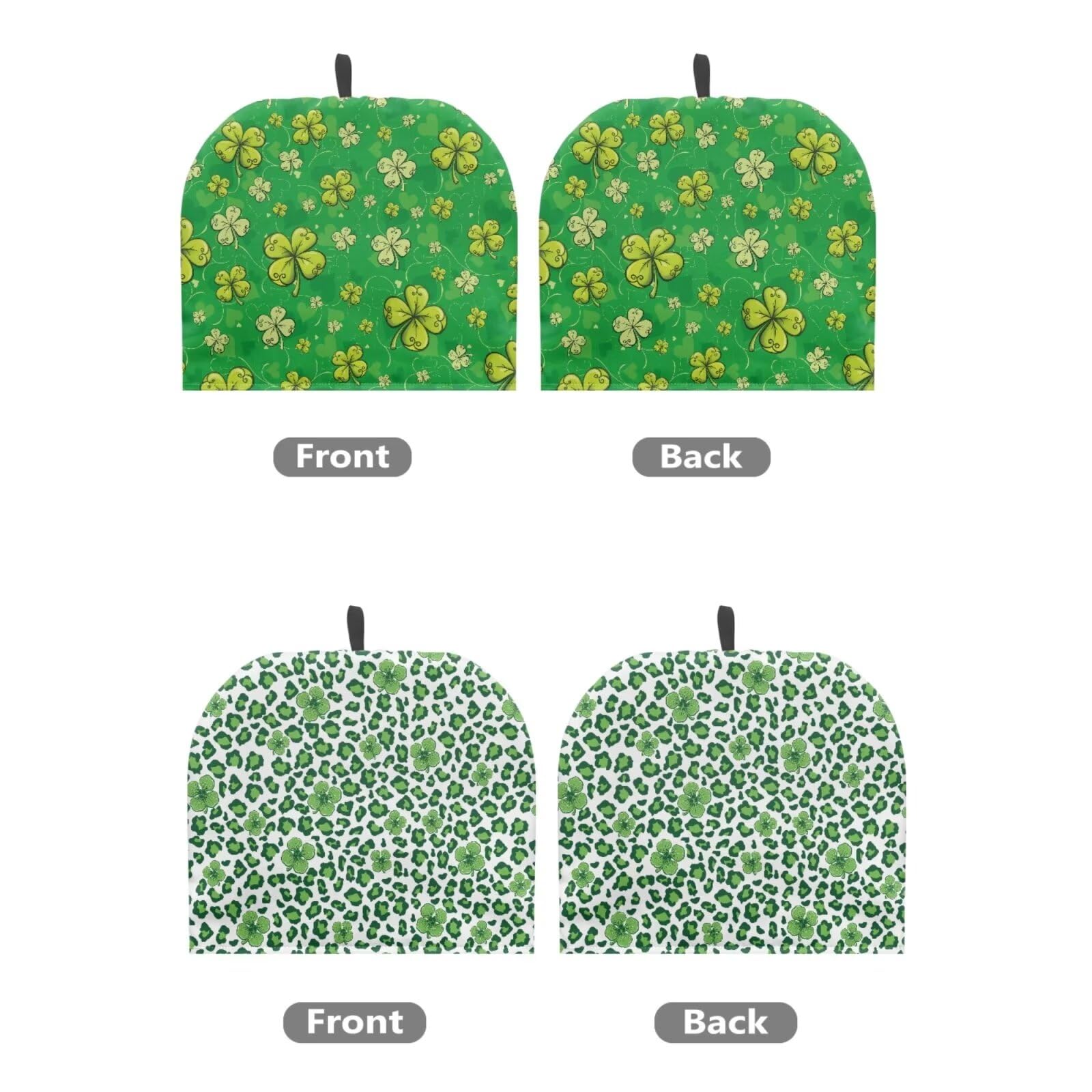 ZUXONGSY St. Patricks Day Tea Cosy for Teapot 2 Pcs Green Tea Cozy for Teapot Insulated Cosy for Kitchen Accessory Tea Pot Cozy for Keeping Warm Home Decor
