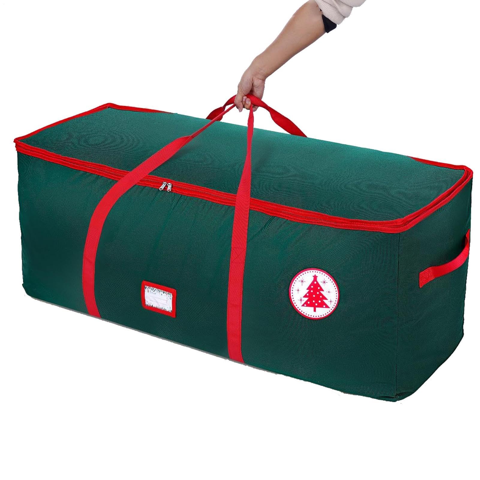 porta albero di Natale 600D Oxford Maniglie E Cerniera Per Alberi | Copertura Impermeabile Abete Natalizio contenitore con maniglie e cerniera per garage