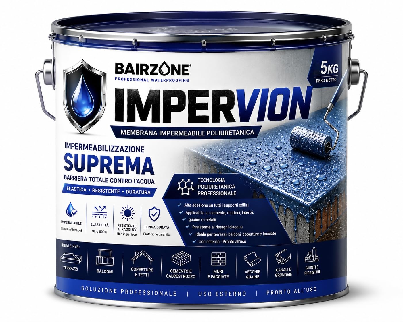 IMPERVION Membrana Impermeabilizzante Suprema 5KG - BIANCO