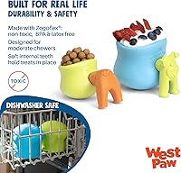 Vista 3 de Dispensador interactivo de golosinas para perros West Paw, con diseño Toppl de Zogoflex®, L