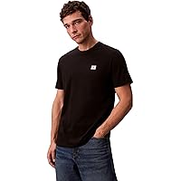 Calvin Klein Uomo T-Shirt Maniche Corte Badge Jersey Classic Tee in Cotone