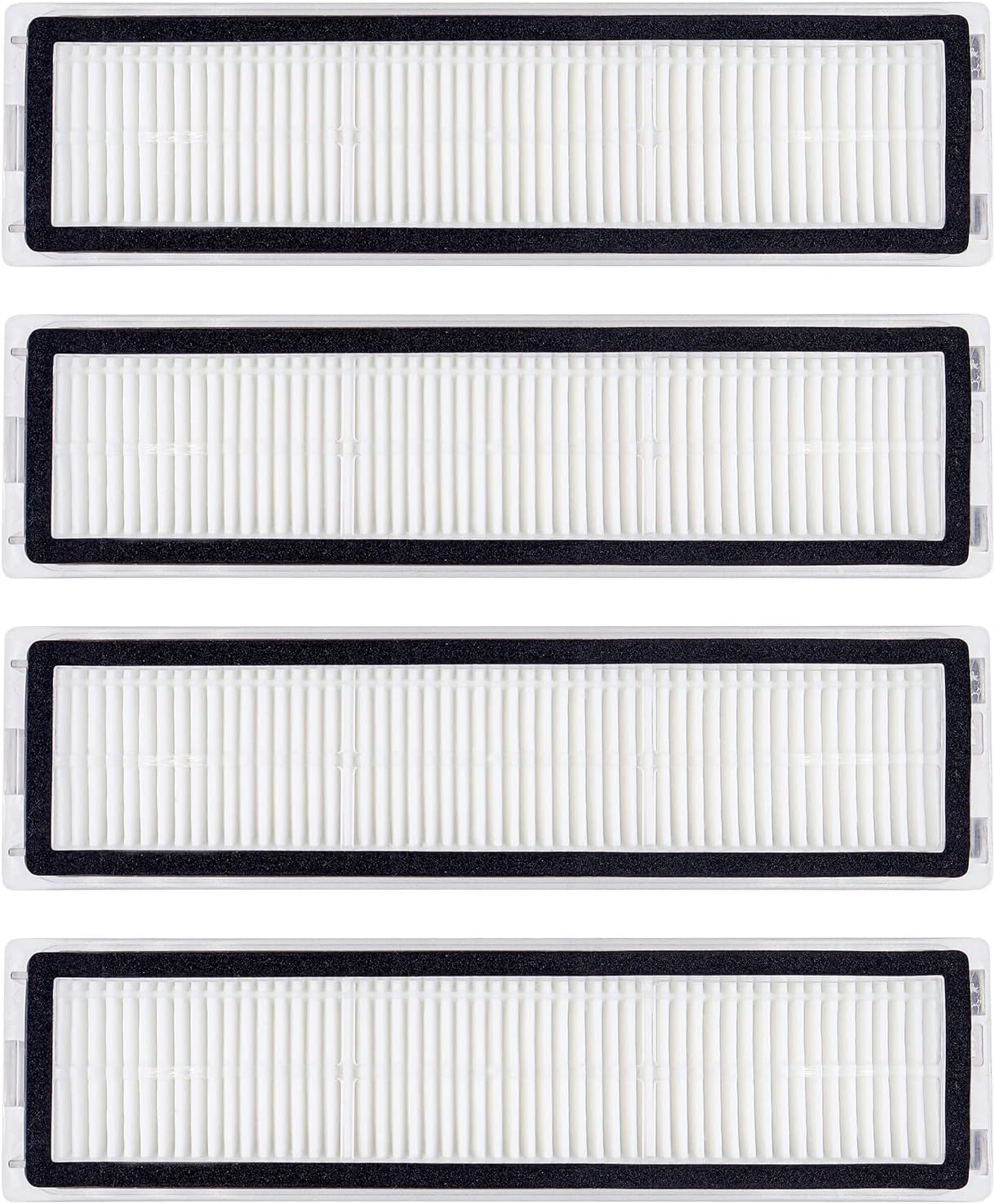 4 Pcs HEPA Filters Replacement Part for Mova L600, for Dreame L10 PRO / D9 / D9 PRO / D9 MAX/ D9 Max Gen2 Robot Vacuum Cleaner, Robot Dust Filter Accessories