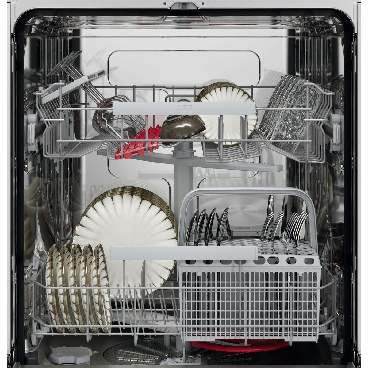 AEG Teilintegrierter Geschirrspüler 6000 60cm 44dB 14 MG GT620B2SCM
