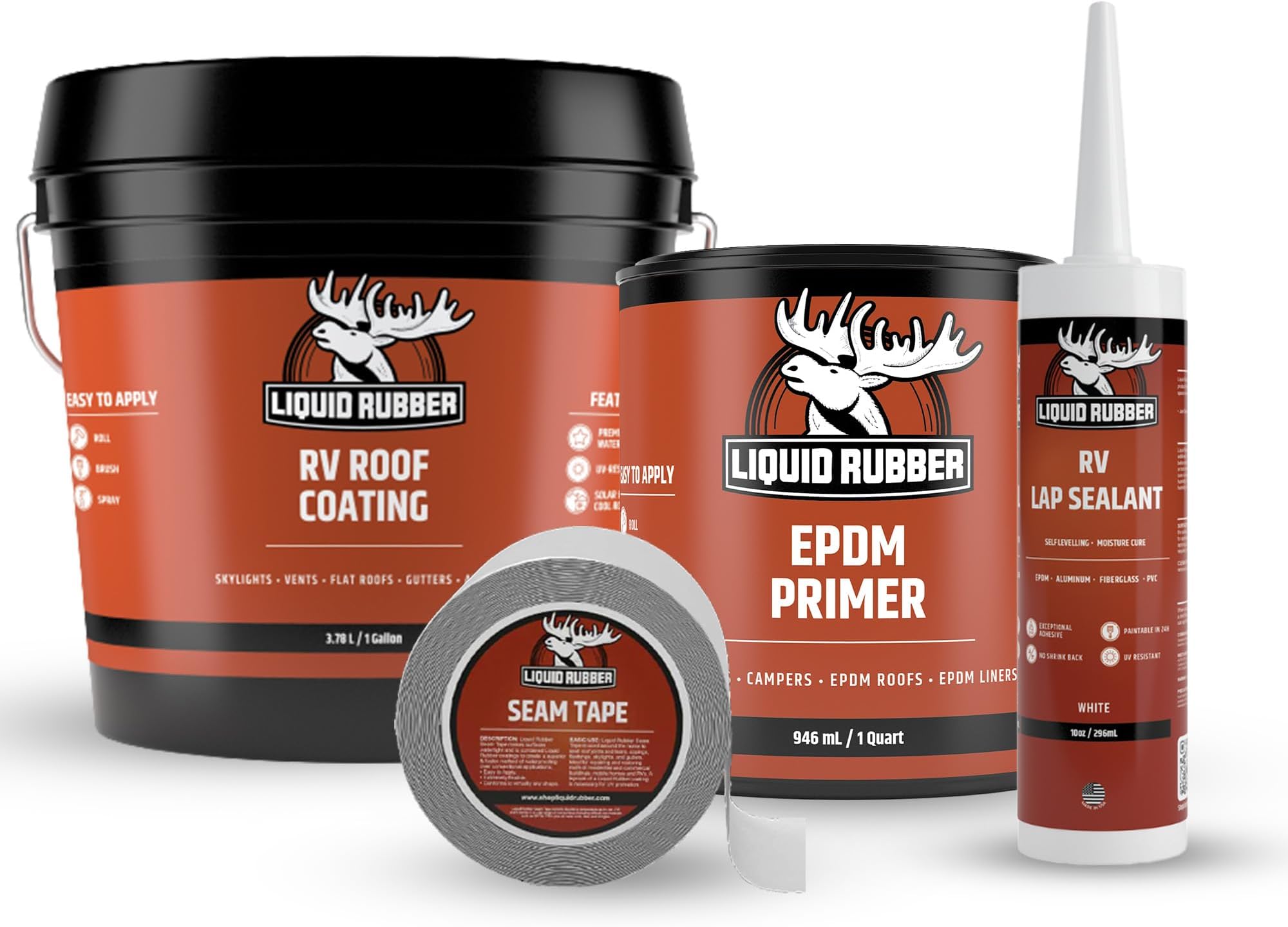 Liquid Rubber RV Roof Coating Solar Reflective Sealant