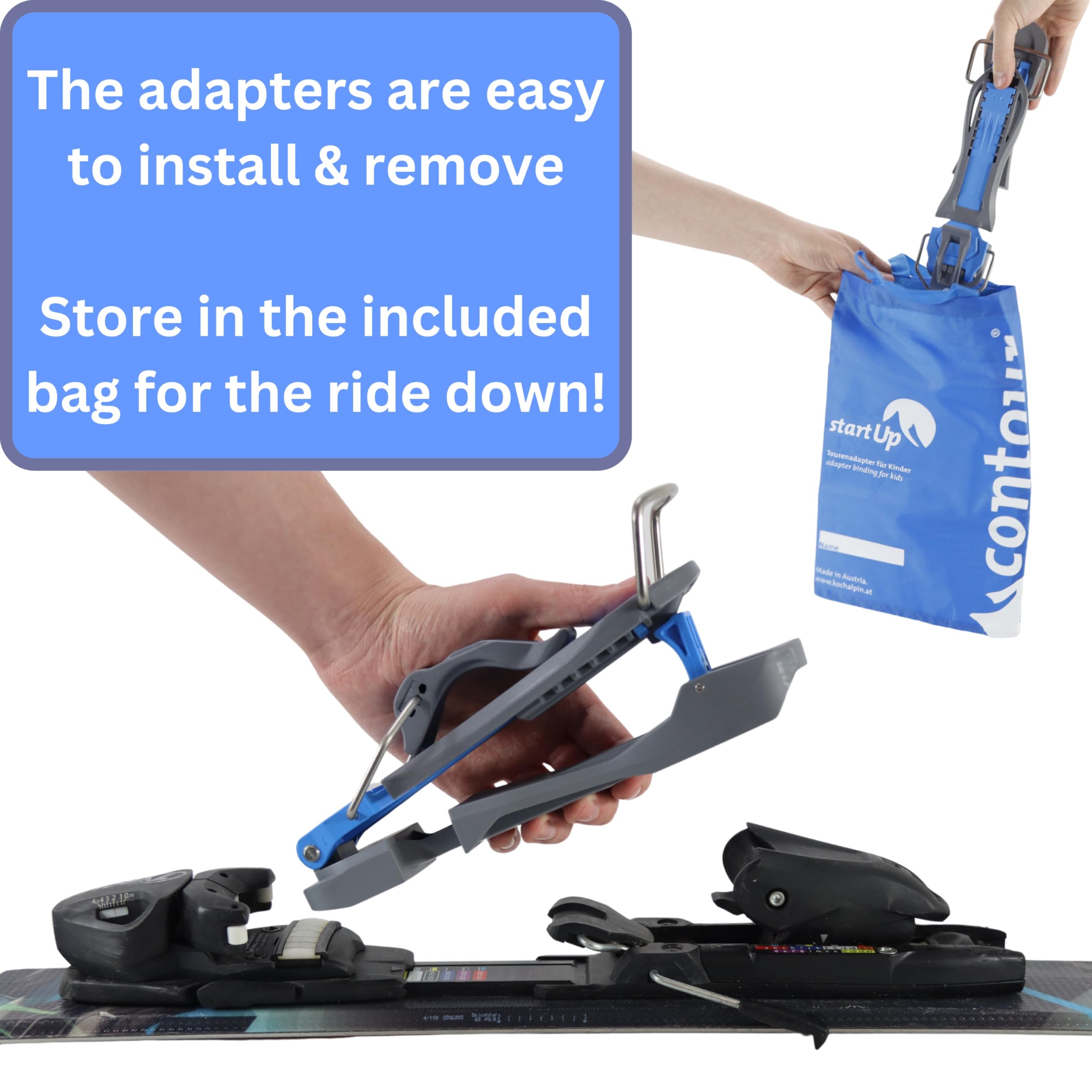 Amazon.com : Contour Startup Ski Touring Adapter for Kids – Fits