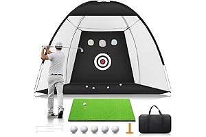 10x7ft Golf Practice Hitting Net Backyard Home