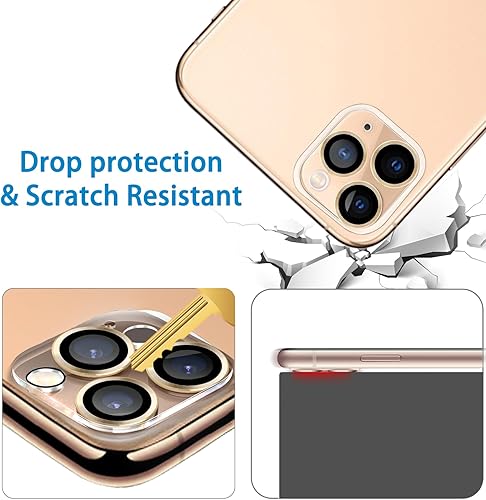 Miniatura 190 de 3 Pack Tempered Glass Camera Lens Protector for iPhone 12 6.1", Ultra HD, 9H Hardness, Anti-Scratch, Case Friendly, Easy to Install