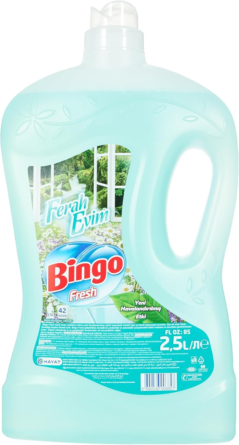Bingo Fresh Yüzey Temizleyici Ferah Evim 2.5 L