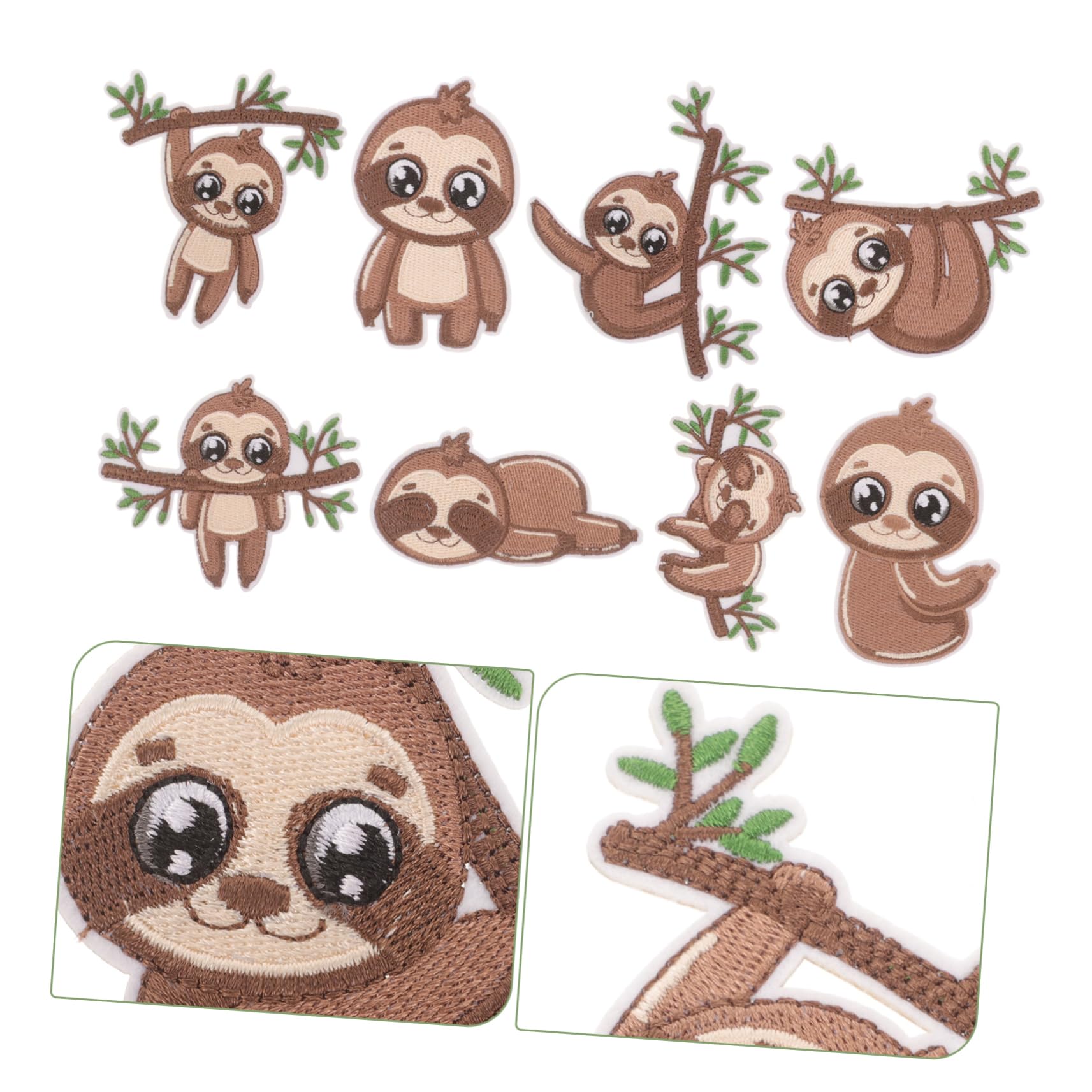 32stücke Teiliges Tierische Aufnäher Niedliche Baumarkt Stickerei Patches Zum Aufbügeln Für Kleidung Taschen Und Hüte Langlebige Applikationen Für Kreative -projekte