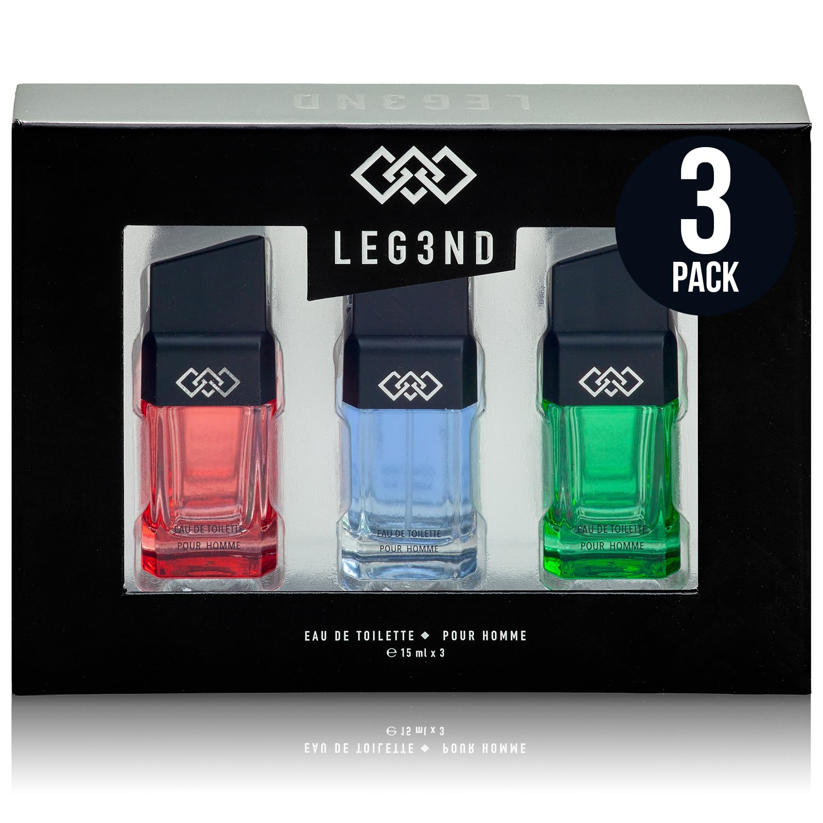 Amazon.com : LEG3ND Pour Homme Set of 3 Cologne Spray - 0.5/15ml