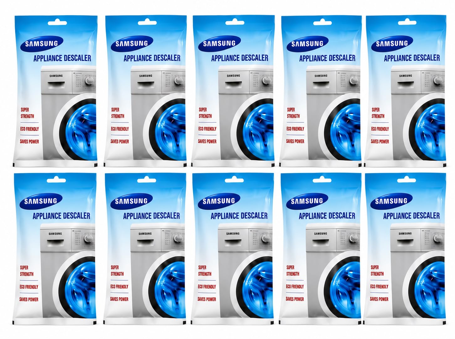 Washing Machine Descaler Compatible with Samsung | Drum Cleaner Powder for Front Load & Top Load Machines | Removes Limescale & Odour | Pack of 10-picture-11
