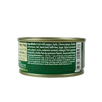 MaeSri Green Curry Paste, 4 Ounce (Pack of 48)