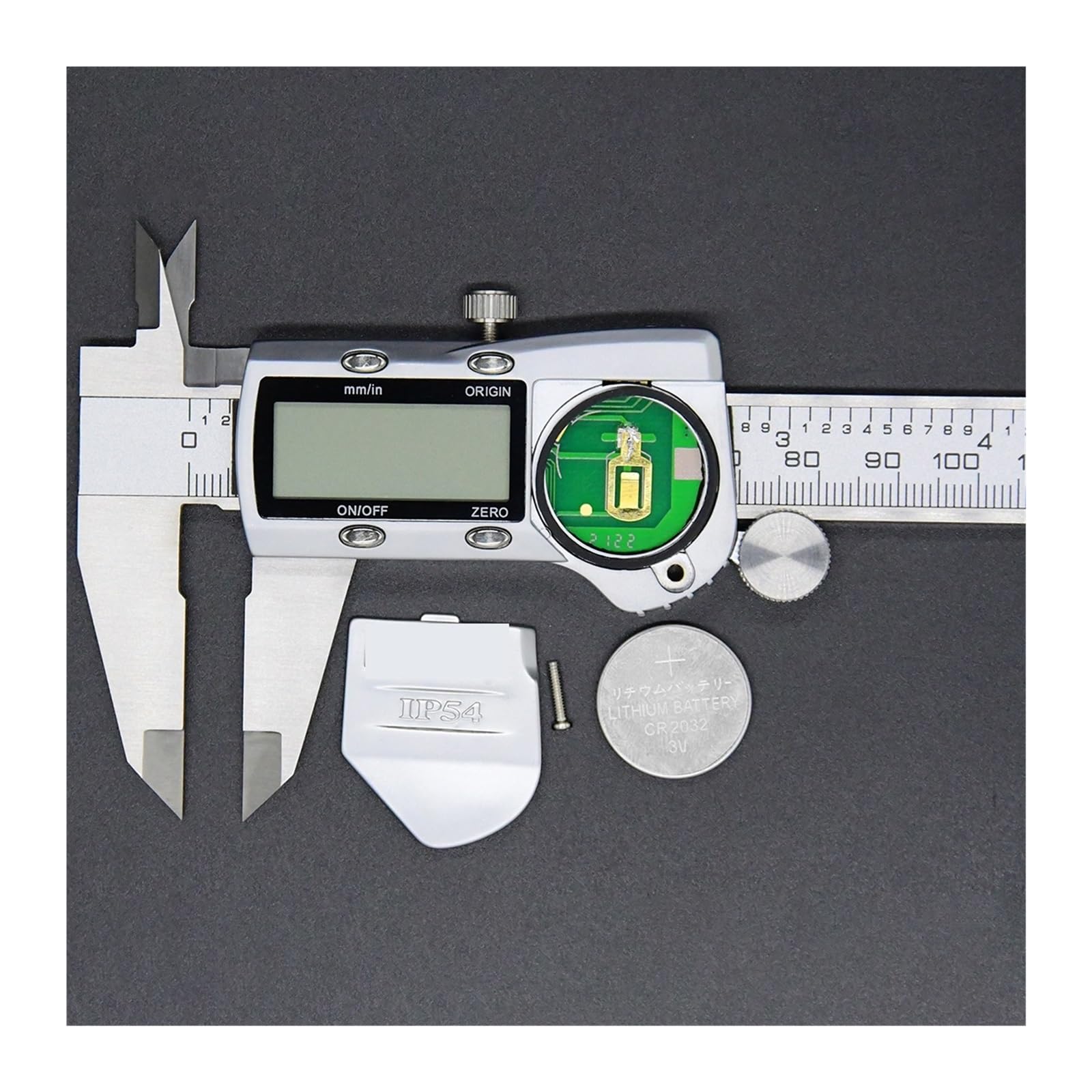 Digital Caliper IP 54 Waterproof 150 Mm 6 Inch Metal Vernier Measurement Tool,Pro-kalibriert