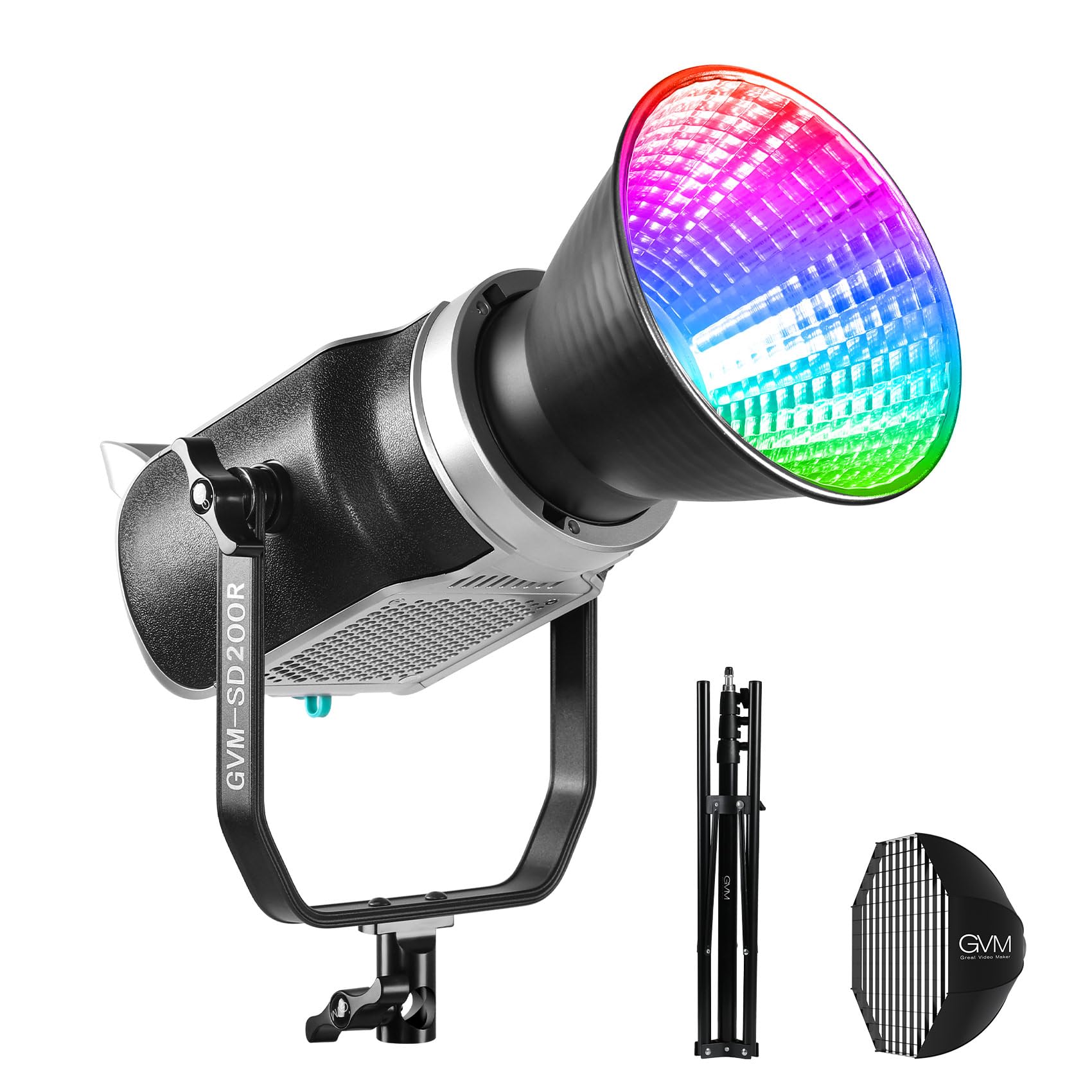 GVM RGB LEDビデオライト Amazon.com : GVM RGB Video Light Kit, 200W Bi-Color Led