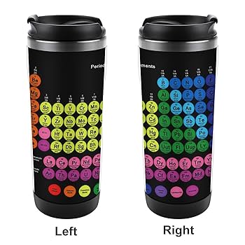 Amazon | 元素周期表 元素記号 化学 魔法瓶 水筒 マグボトル