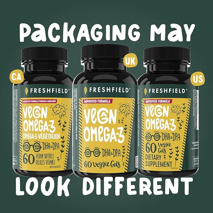 Freshfield Vegan Omega 3 Suplemento DHA con DPA Aceite de Algas miniatura 9