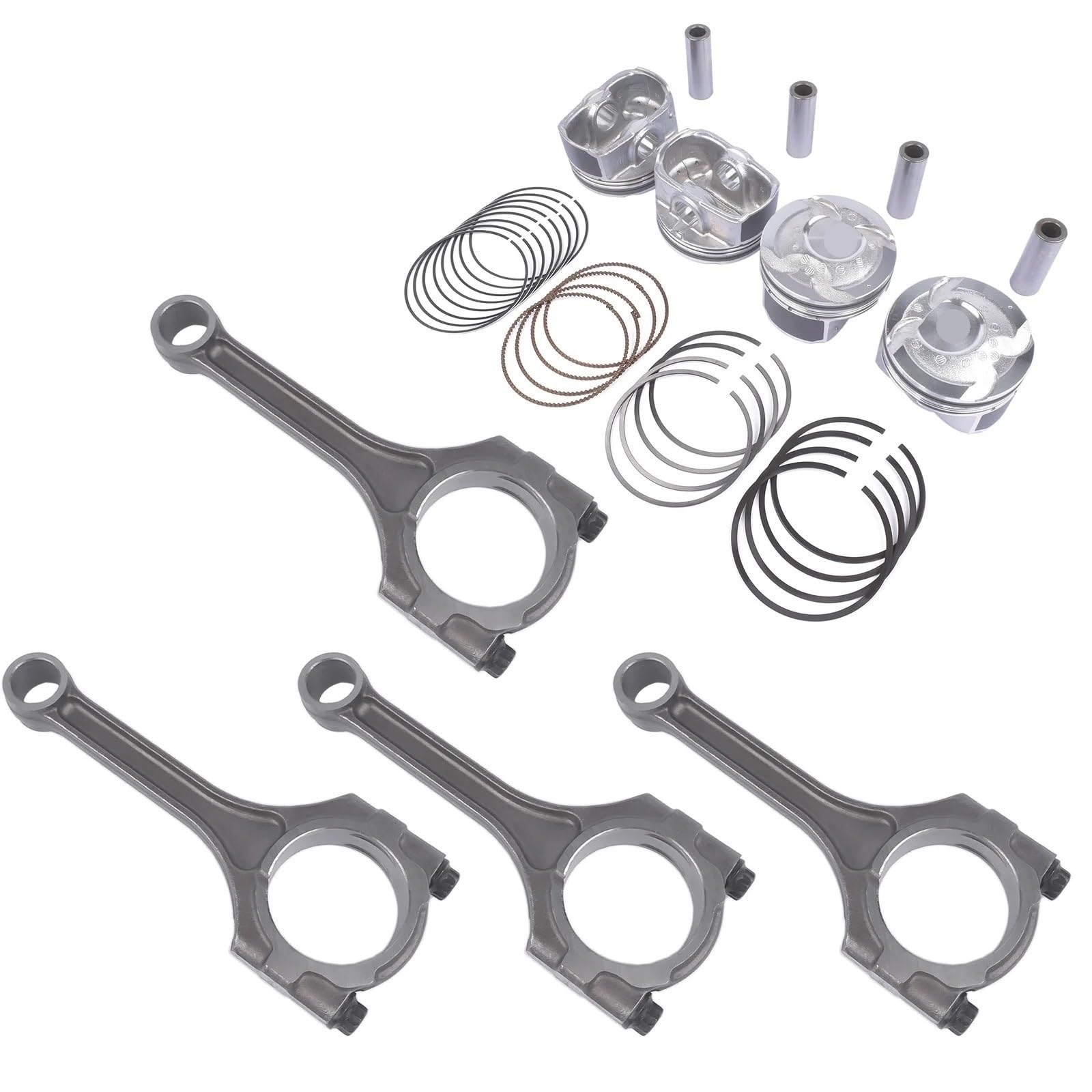 Segment De Piston Kit bielle et piston AP02 pour Hyundai Accent Veloster pour Kia Rio EX LX SX Soul Remplacer