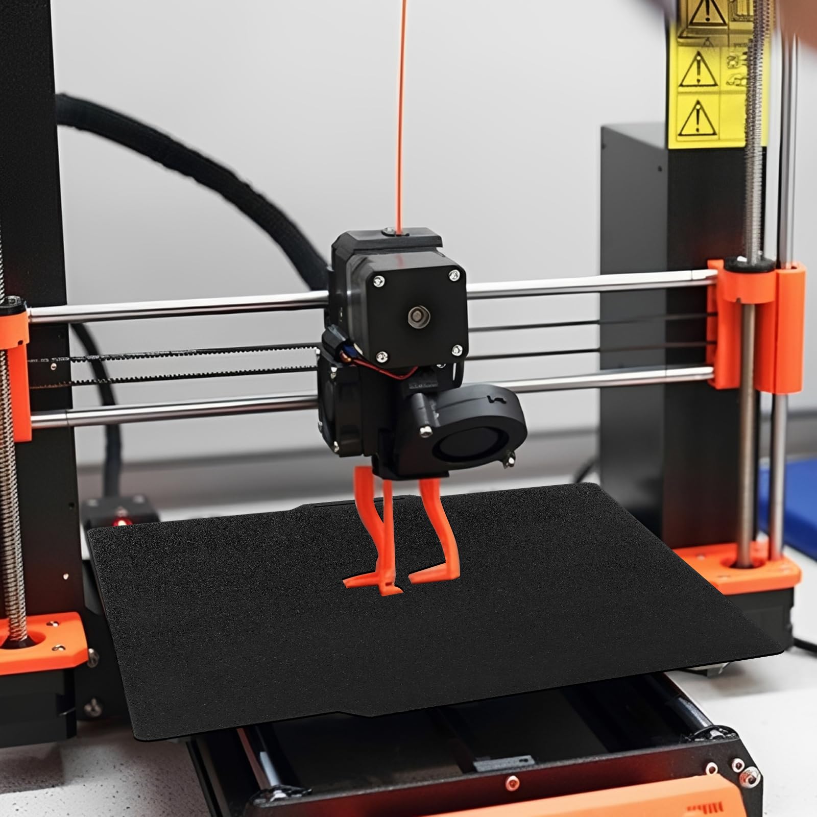 2 piatti lisci PEI + testurizzati PEI Build Plate 257 x 257 mm, stampa 3D, in acciaio a molla per Bambu Lab A1/X1/X1C/X1E/P1P/P1S/P2S, magnete flessibile per stampante 3D, non incluso