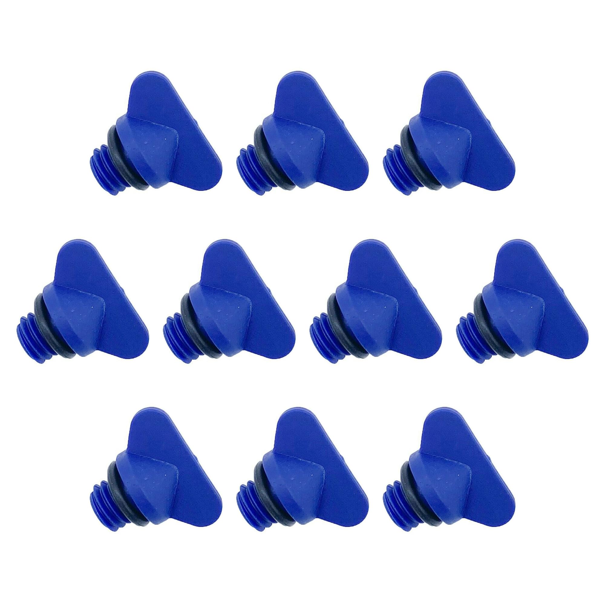 Mercruiser Manifold Engine Block Drain Plug Kit (Pack of 10) 22-806608A02 & 18-4226 (10)