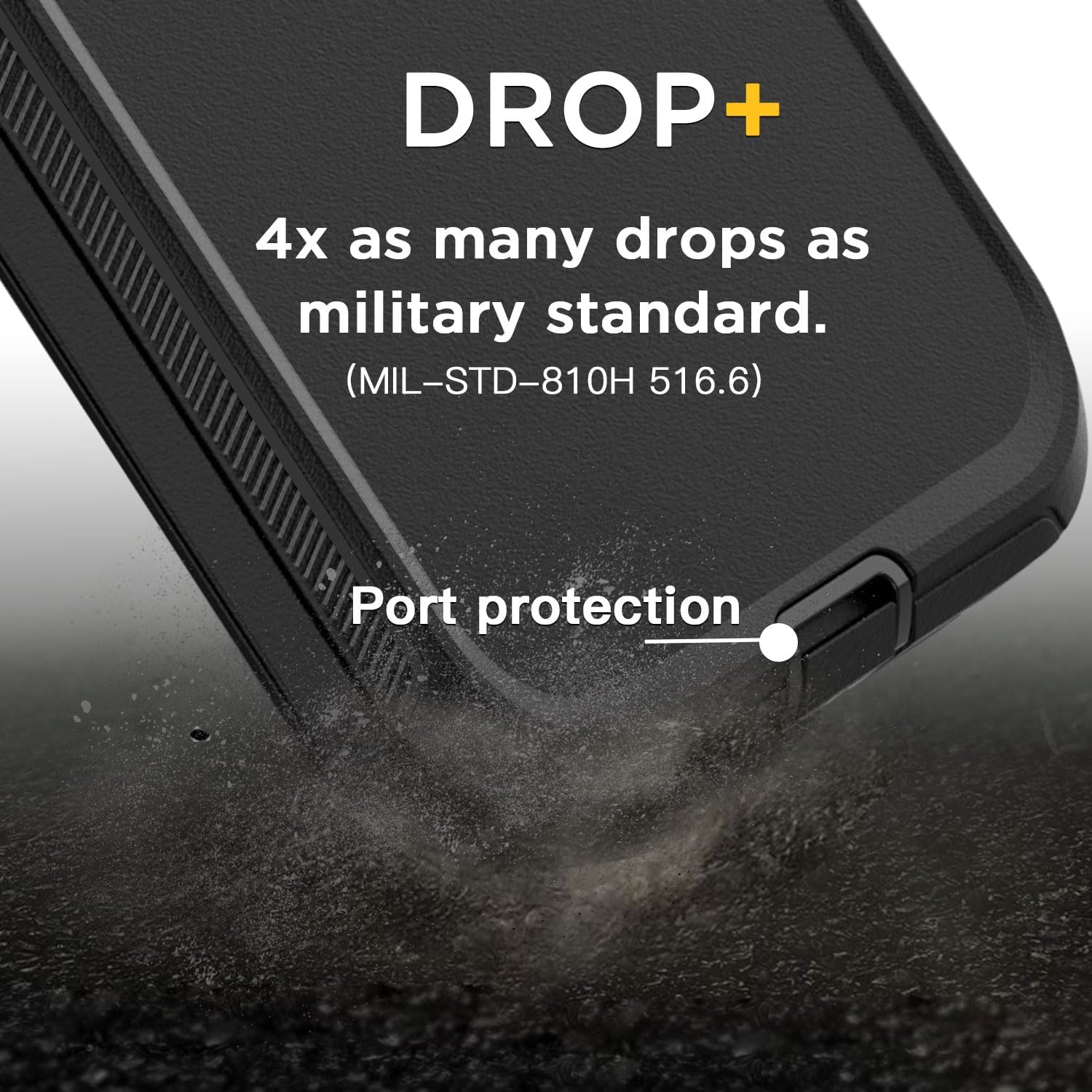 AICase Compatible with iPhone 15 Pro Case with Belt-Clip Holster and Glass Screen Protector, Heavy Duty Rugged Shockproof/Drop/Dust Proof 4-Layer Protective Durable Phone Cover, Black - Image 5