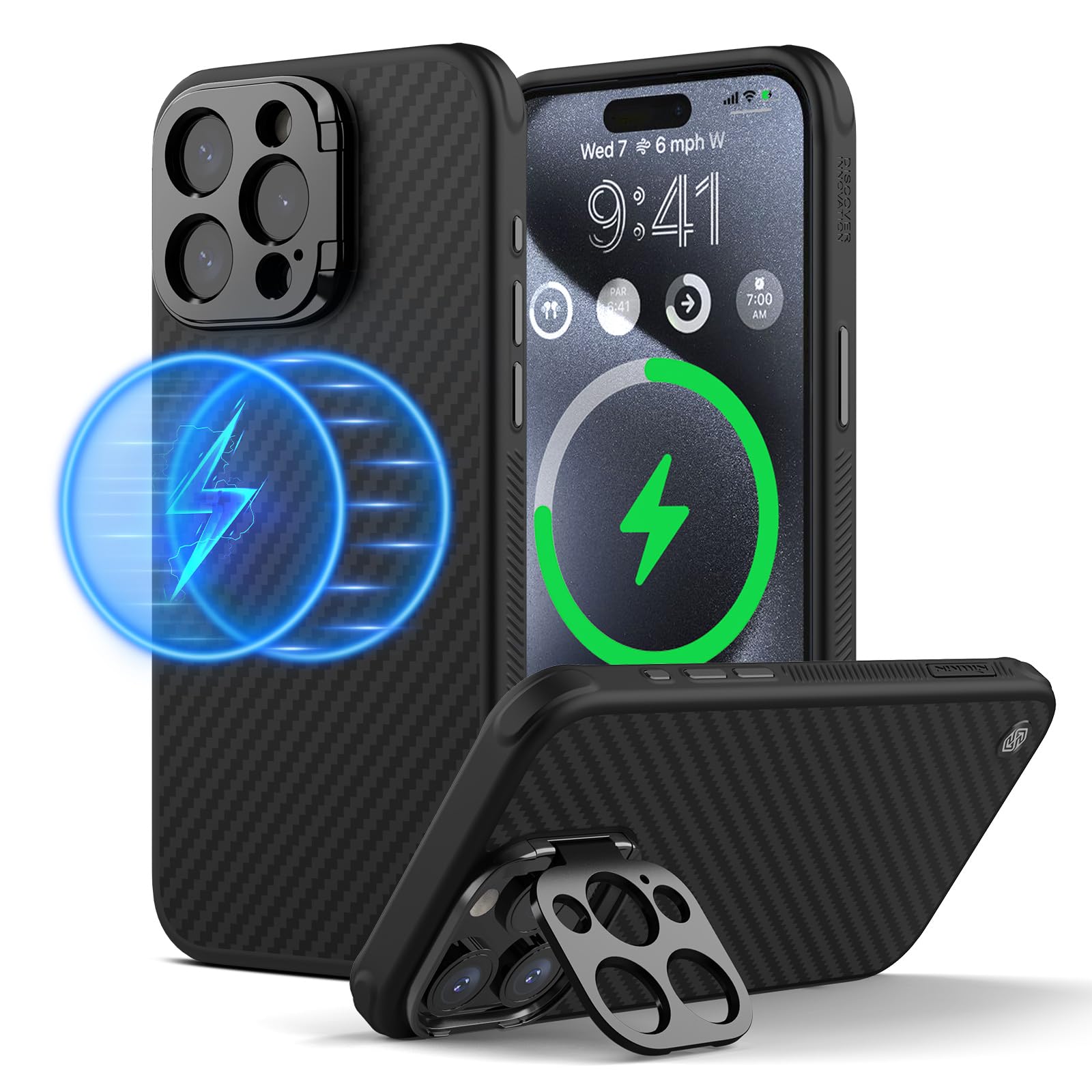Xiaomi 15 ブラック 256GB 日本版 nillkinケース付き Xiaomi 15 Nillkin CarboProp Case with Camera Cutout for