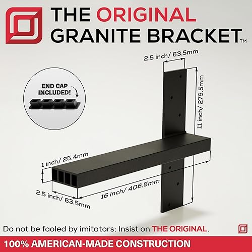 Miniatura 8 de Soporte de estante colgante sin acero resistente, 1 unidad, 8 pulgadas universal, proyectos de bricolaje, fabricado con acero americano por The