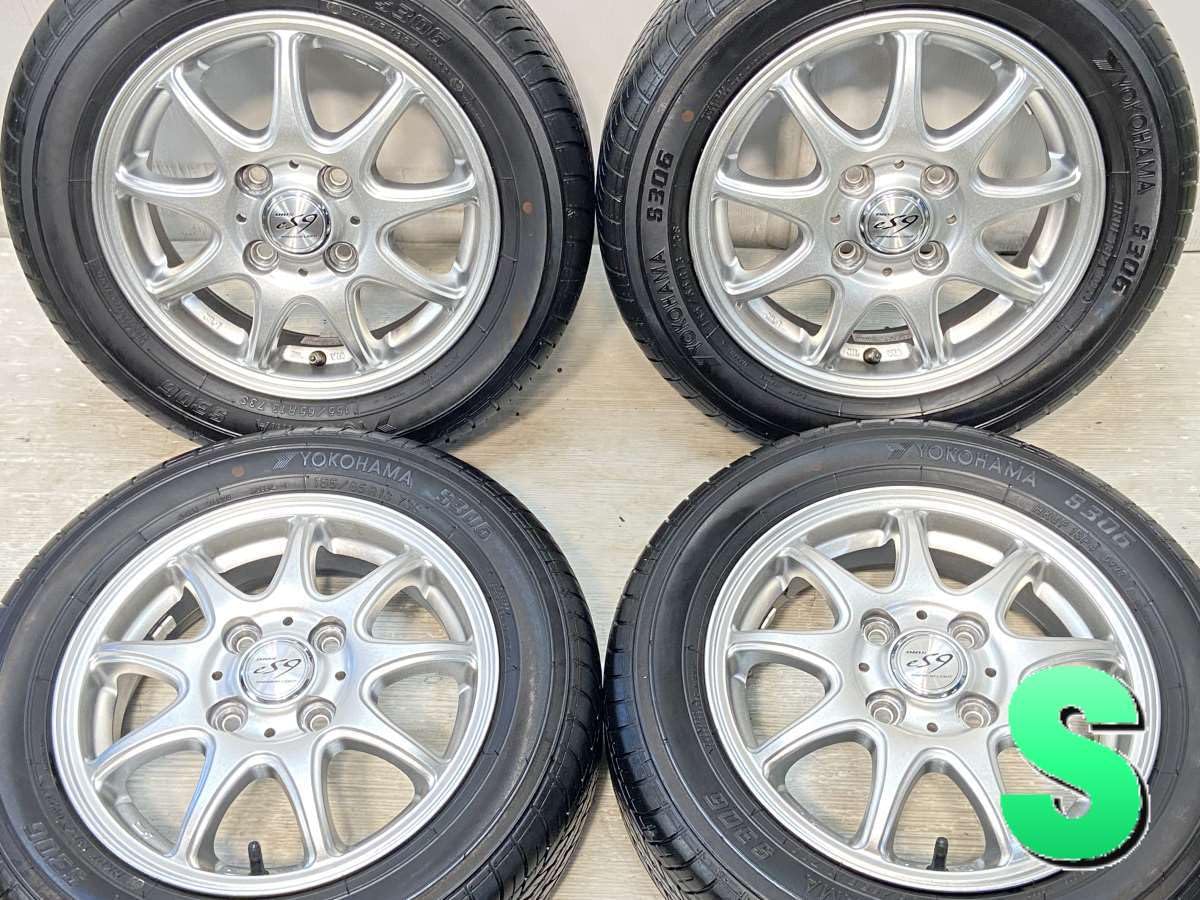 Amazon | 【中古タイヤ】4本セット ヨコハマ S306 155/65R13 / DIOS 