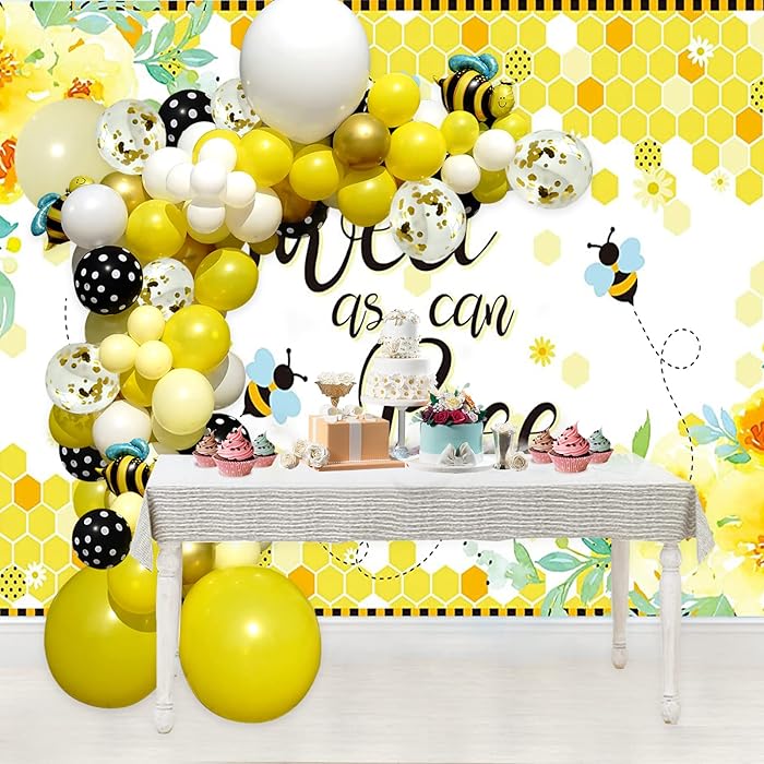 Buy 106pcs Bee Balloon Garland Arch Kit, Bee Gender Reveal Party