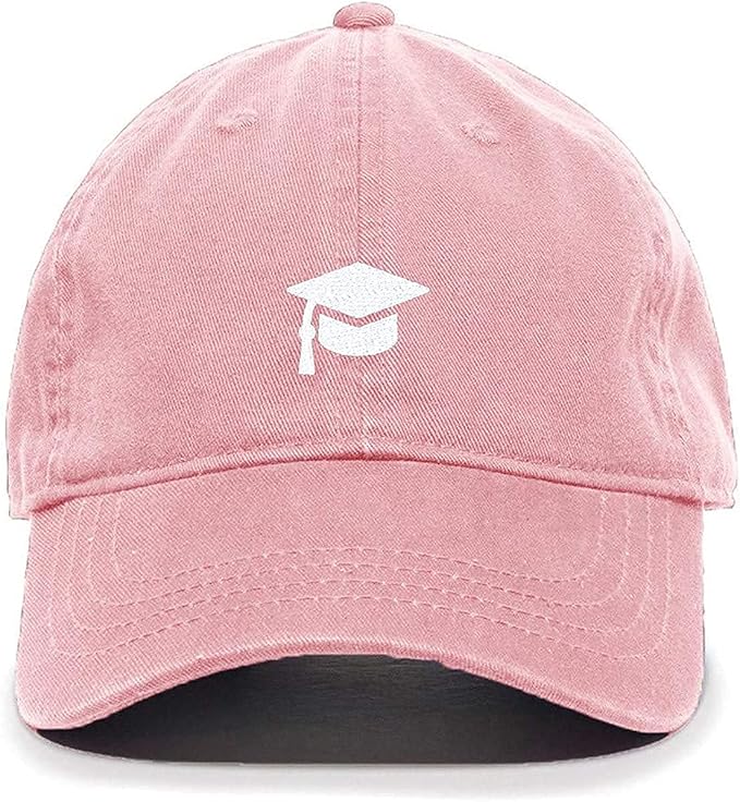 N \ A Graduation Cap Baseball Cap Embroidered Cotton Adjustable Dad Hat