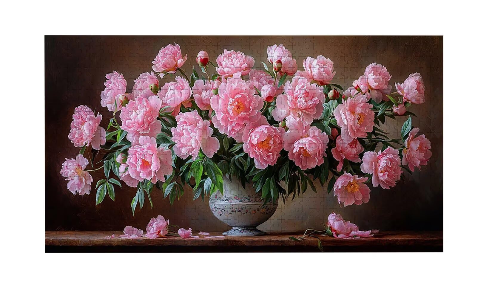 Puzzle para Adultos 1692 Piezas, Plantas de Flores Puzzle, Difícil, Desafiante, Rompecabezas Encajan Perfectamente, Letras en la Parte Posterior, Regalo para Personas Mayores (179x31cm) v-507