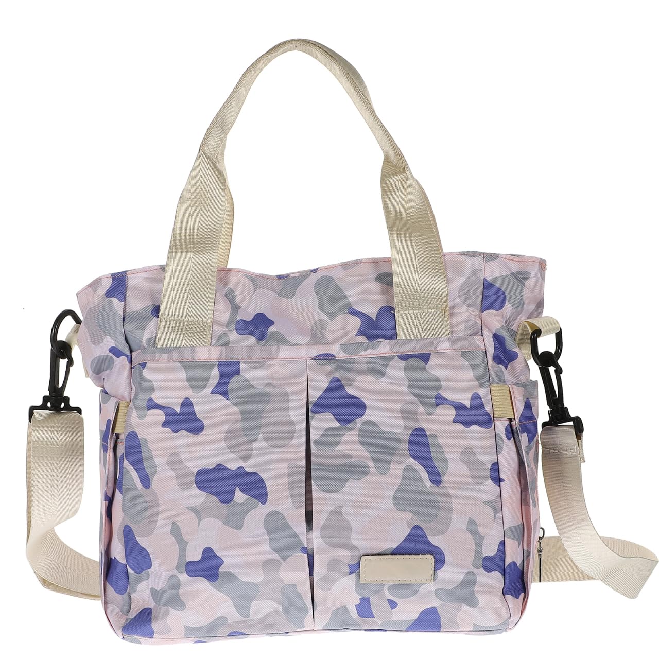 Diagonal Mother and Baby Bag Camo Diaper Bag Large Tote Bag Baby Diaper Bags Insulated Container Bag Diaper Travel Tote Bag Large Overnight Bag Large Handbag Huge Handbag Mom Bag, Camouflage, 25X36CM, Centimeter-image-39