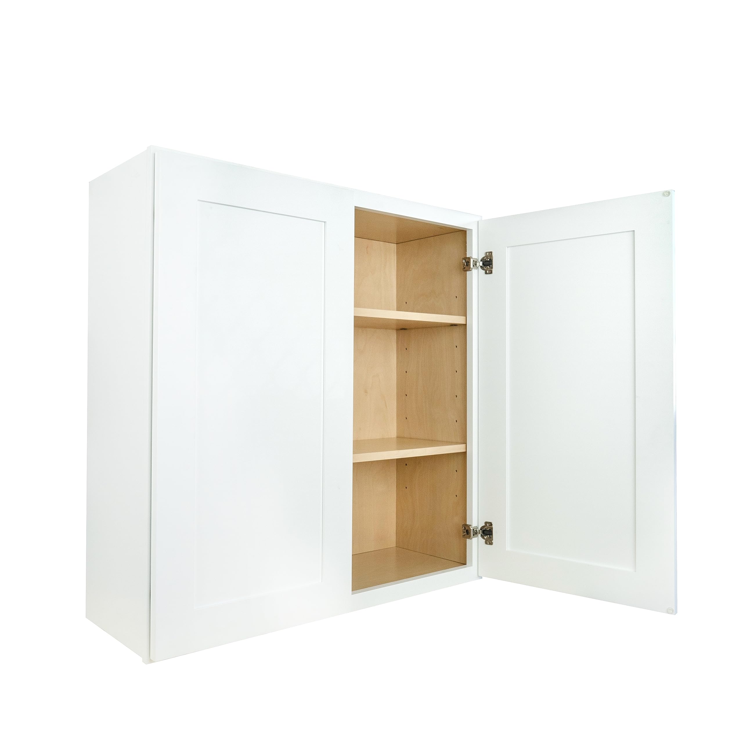Shaker Wall Kitchen Cabinet Ready to Assemble, 33 in. W x 12 in. D x 36 in. H, White