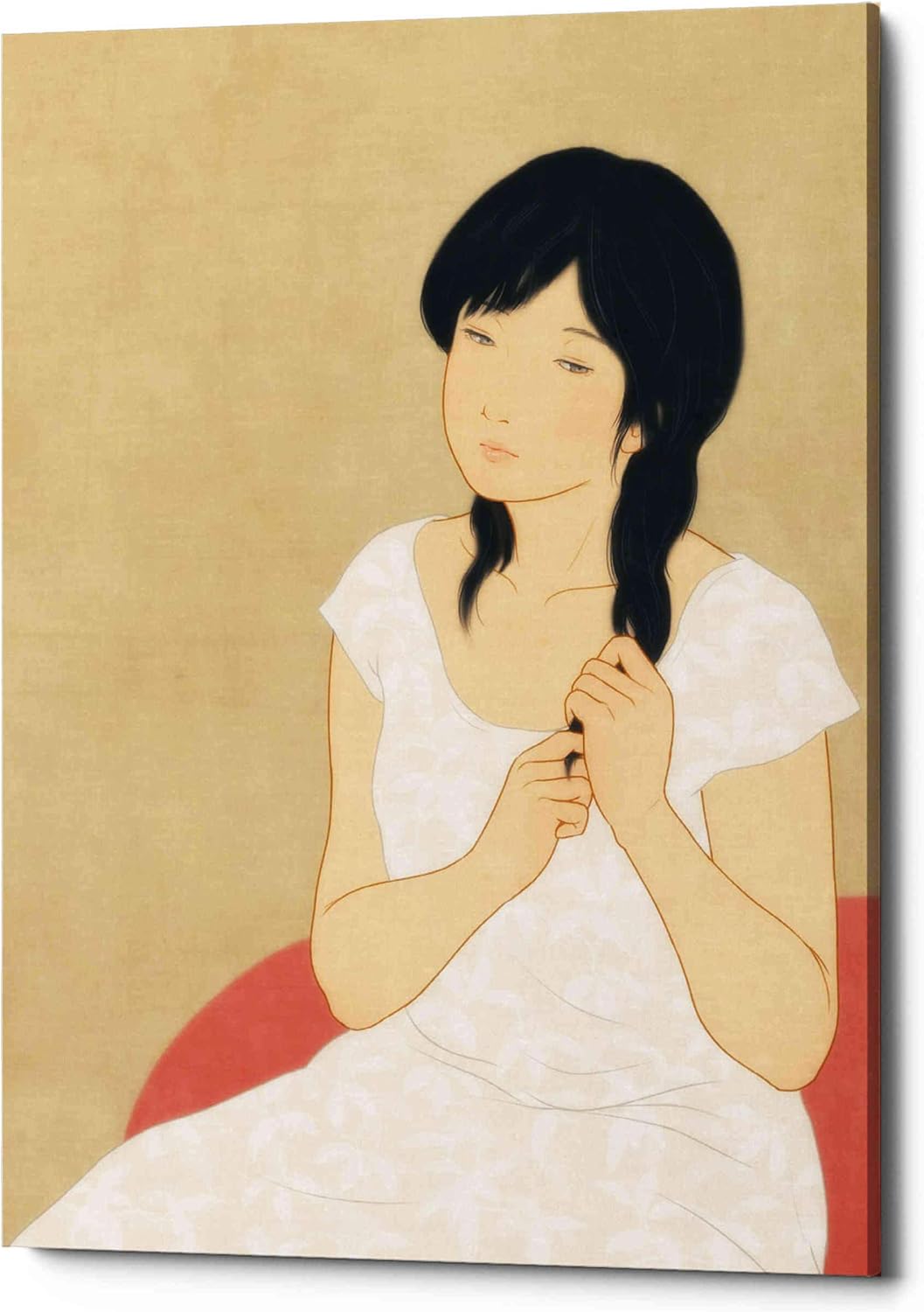 Amazon Com Epic Graffiti Shizuka By Sai Tamiya Giclee Canvas Wall Art 40 X54 Beige Posters Prints