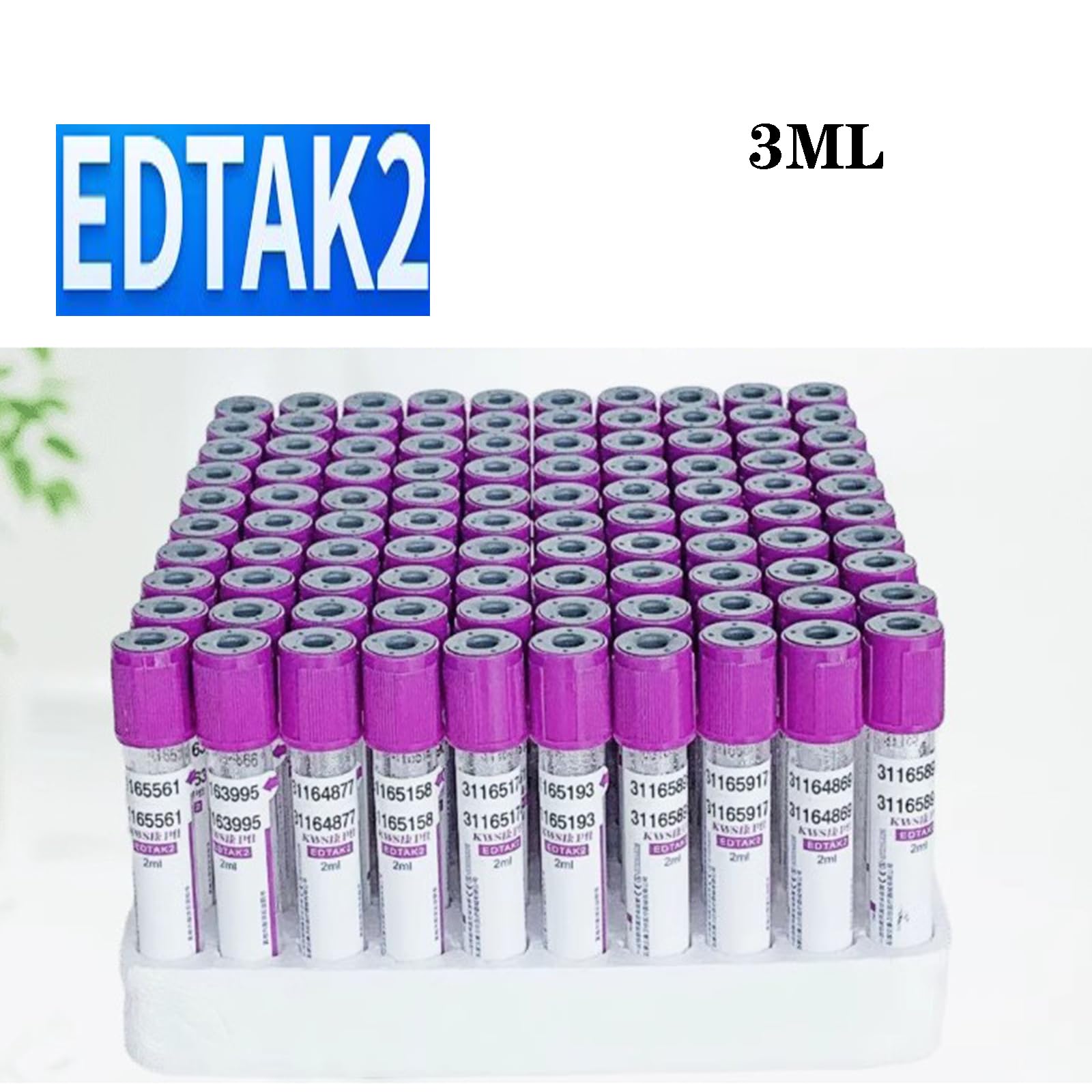 Szklane probówki do pobierania krwi, probówki próżniowe do sprzętu laboratoryjnego