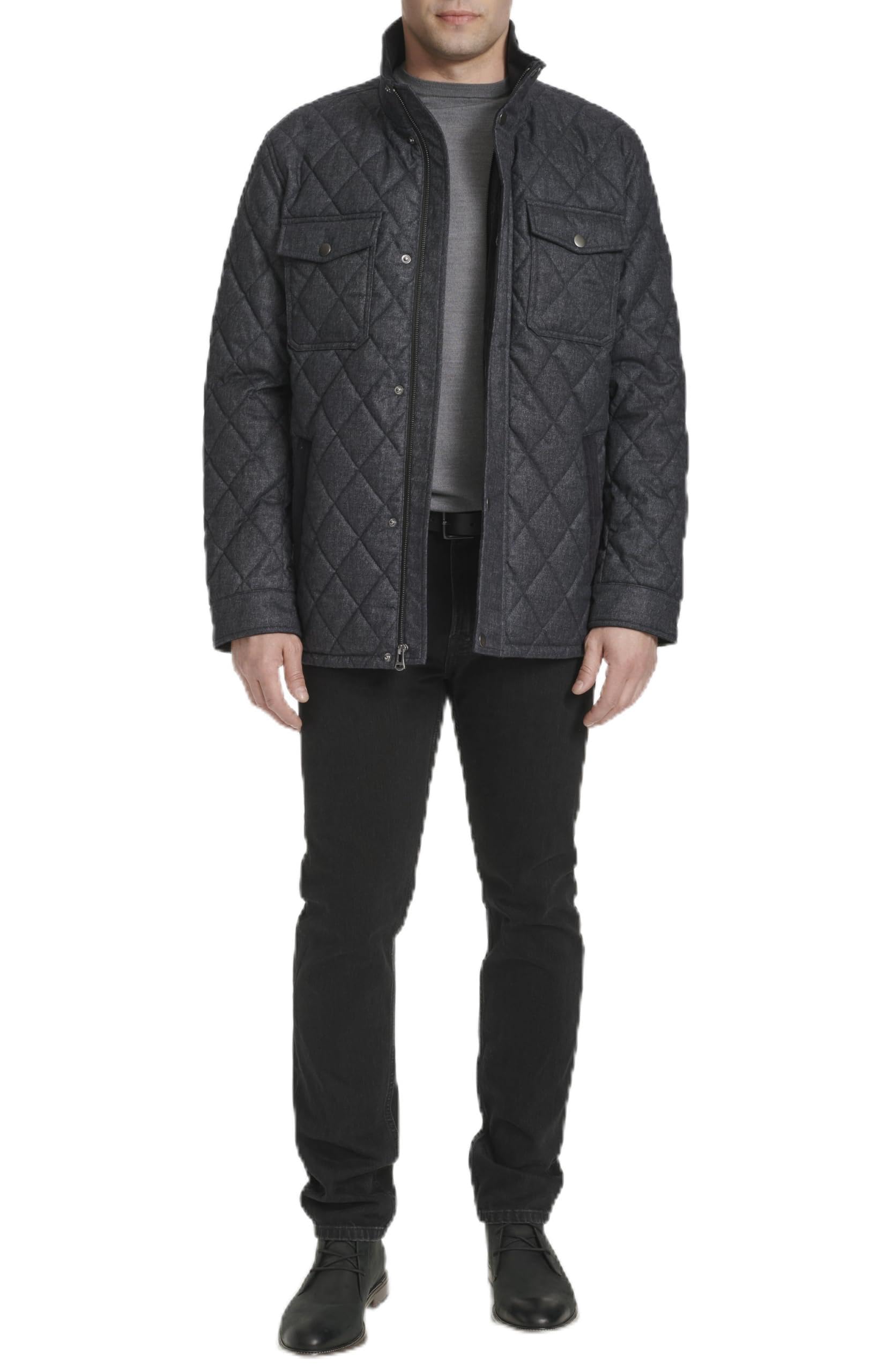 Cole Haan Men's Outerwear,NAVY,L