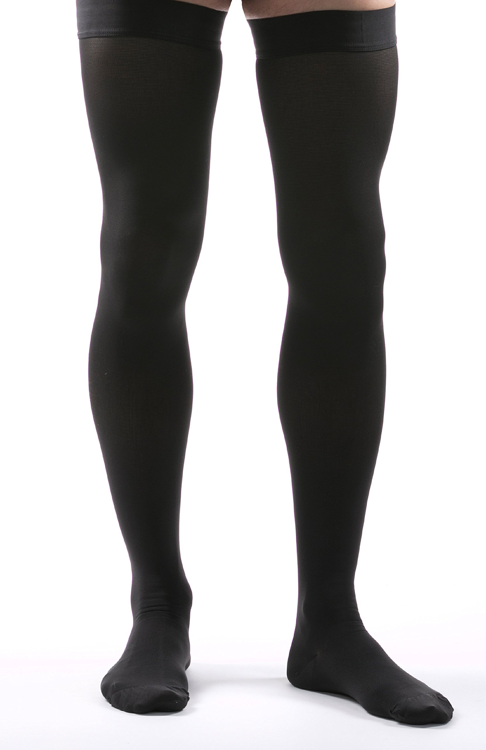 Allegro 30-40mmHg Surgical Compression 306 Closed Toe Thigh High Dot Band, Comfortable Support Garments